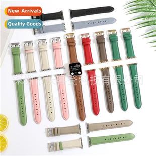 square buckle leather 适用apple apple lambskin strap watch