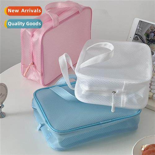 EVA clip mesh storage bag Japanese simple waterpro large cap