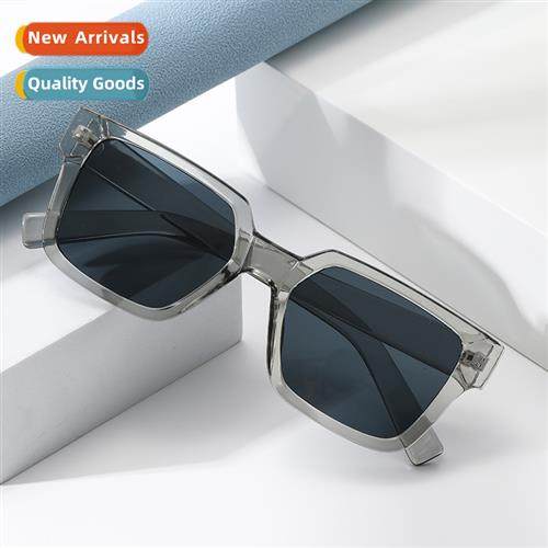 04011 square frame sunglasses womens classic versatile sungl