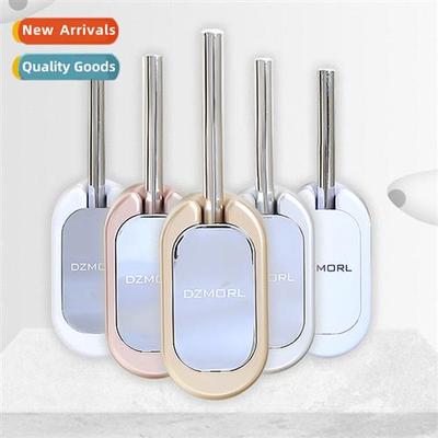 Adhesive backed stylish toilet brush set toilet brush bathro