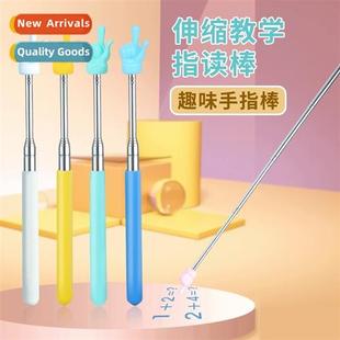 bat steel children finger teach Telescopic reading stainless