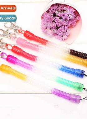 Spring Cord Spring Cord Keychain Phe Chain Goods Plastic Sho