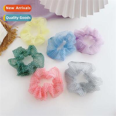 Mesh lattice sausage  ring ins sausage ring girl  temperamen