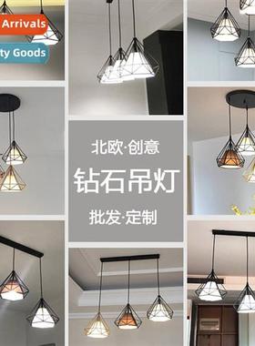 Geometric diamd chelier bedroom bedside dining room Scinavia