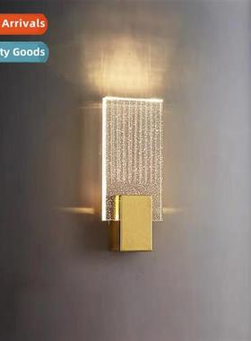 Light luxury crystal wall lamp hotel club corridor aisle led