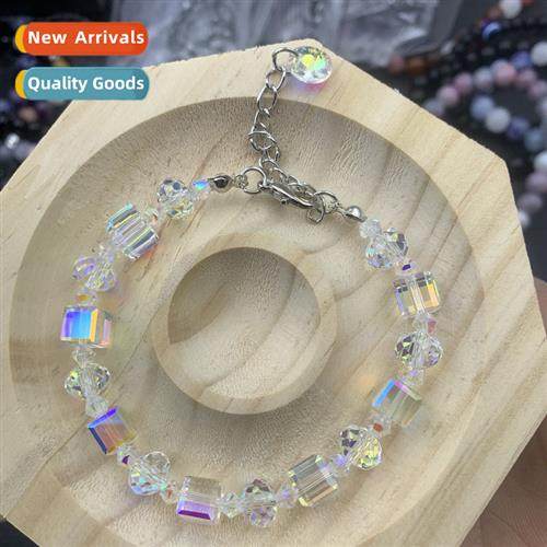Korean 8mm Au Place Candy Crystal Bracelet Crystal Bracelet