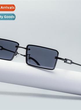 Eyeglasses new modern retro square box narrow sunglasses INS