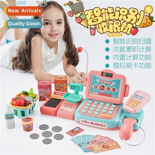 Supermarket cash register toys girls play house girls birthd