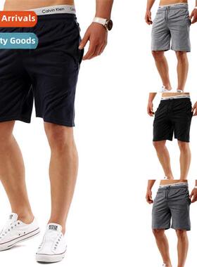 2021 summer clothing new mens external loose casual five-min