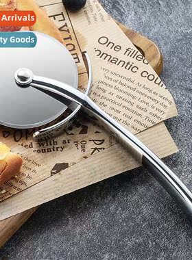 Zinc alloy pizza cutter roller knife cake spatula mesque kni