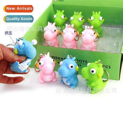 Dinosaur squeeze pop-eye vent toy protruding eye doll squeez