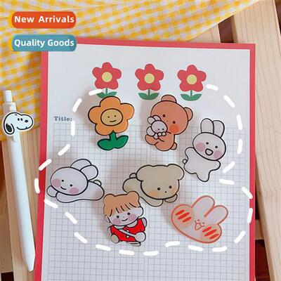 Shy rabb cute carto acrylic badge persalized bag decorati cl