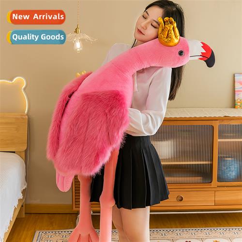 New flamingo pillow carto cute soothing sleeper doll plush t