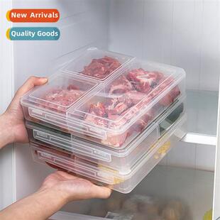 3136 Meal Prep Box Refrigerator Frozen Meat Organizer Compar