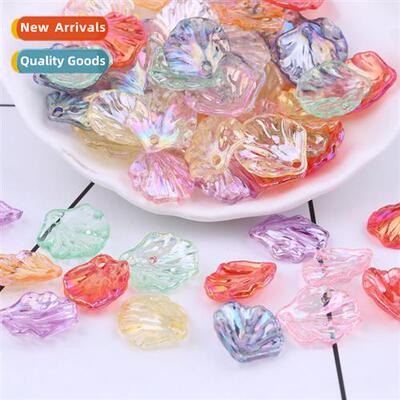 15*17mm colorful petals cabbage leaves acrylic DIY hmade pin