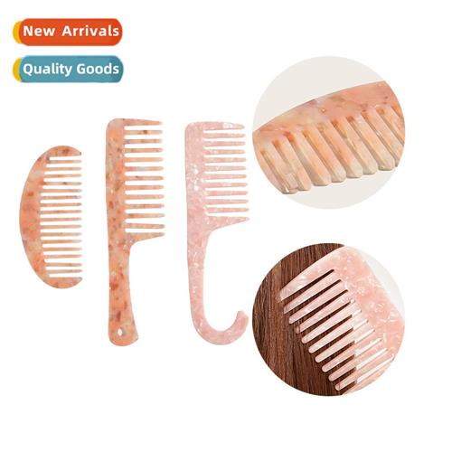 Hairdressing tools acetate marbled texture  comb simple  bea