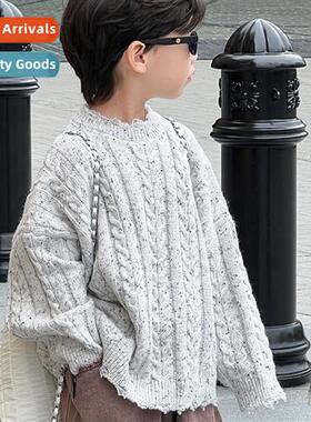 Childrens sweater boys knted sweater fall  winter clothing n
