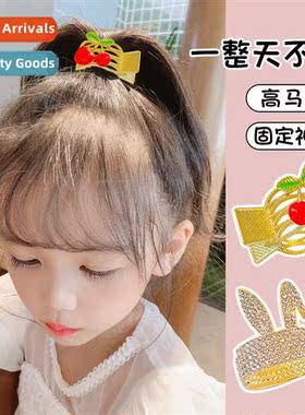 High pytail children fixed artifacts girls small grab clip c