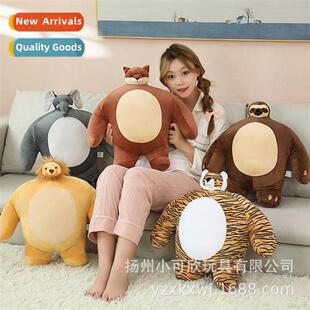 Cute cute small head tiger doll plush toy animal bear doll b