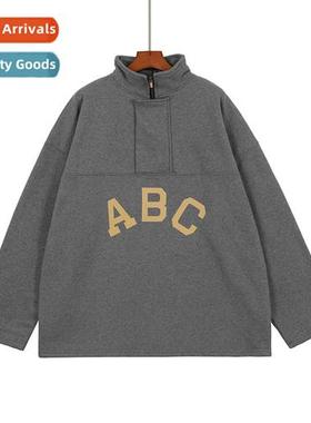 Tide new seven seass mainline ABC flocking print men  women