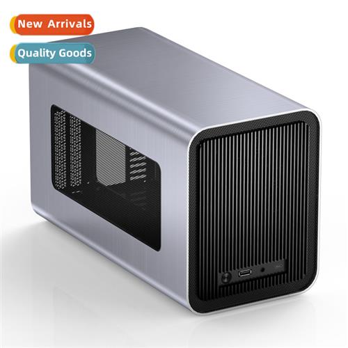 New V11 Silver Aluminum Mini ITX Case Pull-out Structure wh