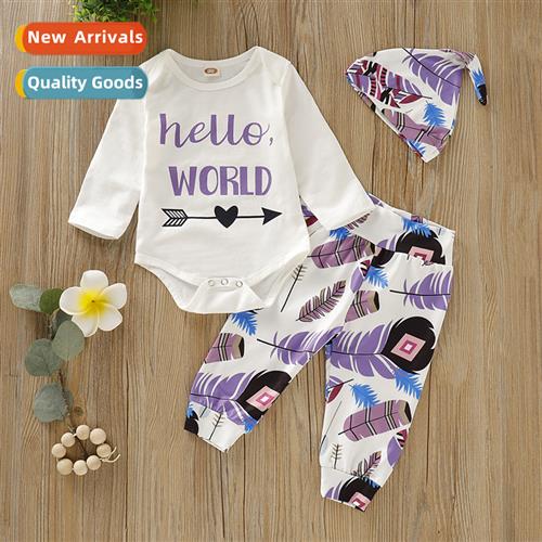 Winter female whe three- letter fall pants set pullover lg-s