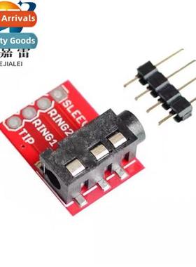 TRRS 3.5mm Audio Holder MP3 Stereo Headphe Video Microphe In