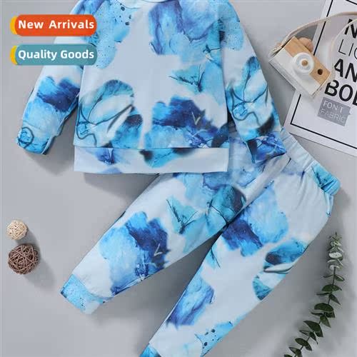 Girls Spring  Autumn Su 2021 New n Pullover Printed Su