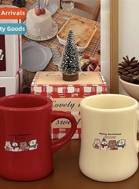 New Year Christmas mug carto mug milk breakfast fice cfee cu