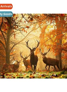 New elk forest diamd painting modern simple living room hmad