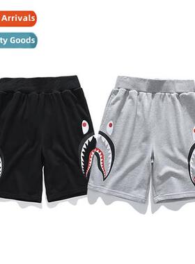 2019 spring  summer Japanese tide both sides double shark he