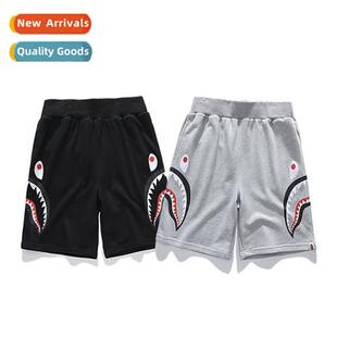 2019 spring  summer Japanese tide both sides double shark he