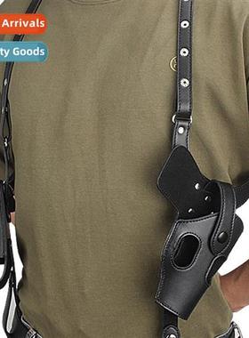 Gun Holster Portable Cowhide Double Shoulder Ccealed Outdoor