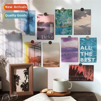 30 flow impressi ins style card dormory background wall deco