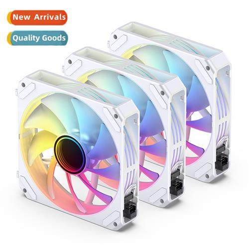 Chassis Fan ZG120 B/W Siamese Magic Blocks 12CM Forward/Reve