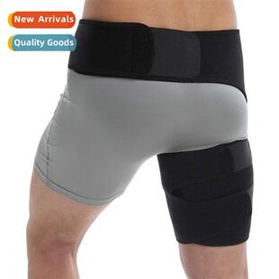 Fness leg brace groin b hip belt weightlifting straps anti-m