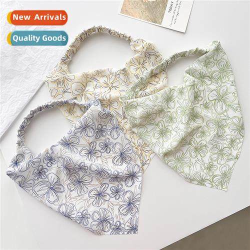 Europe and  Uned States idyllic wind flower triangle scarf f