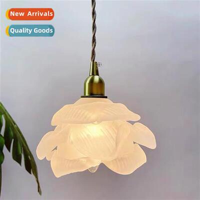 Vintage American lerary flowers glass chelier simple Scinavi