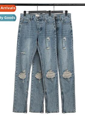 High Set Hipster FOG Justin Bieber High Set Knee Ripped Jean