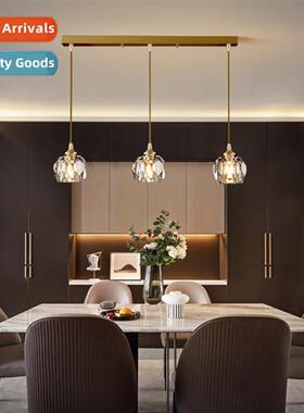 Scinavian dining room chelier crystal light luxury modern mi