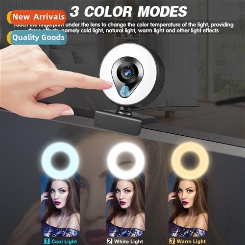 4k beauty auto focus 1080p computer camera hd touch usb live