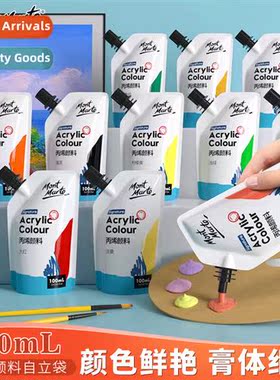 Mtmar 100ml acrylic paint set CC bag acrylic 48 colors water