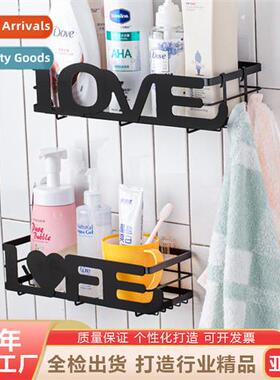 Alphabet Bathroom Shelf Bathroom Wall Mounted No-Punch Bathr