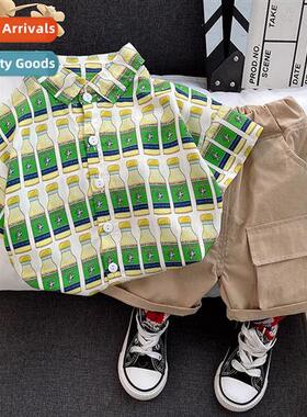 Childrens summer dress boys clos summer su 2023 new baby sma