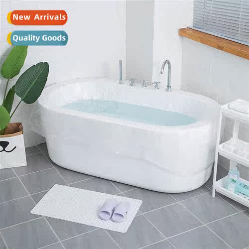 1 bathtub cover travel hotel disposable soaking bag separate