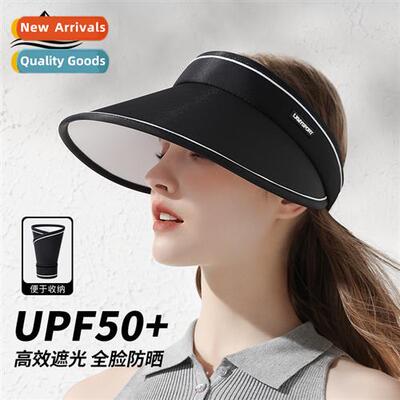 Summer new hollow top hat ladies outdoor sunscreen sun hat i
