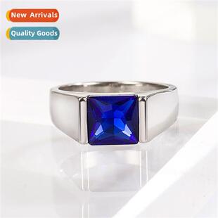 Atmospheric simple fashi sapphire mens rings in      popular