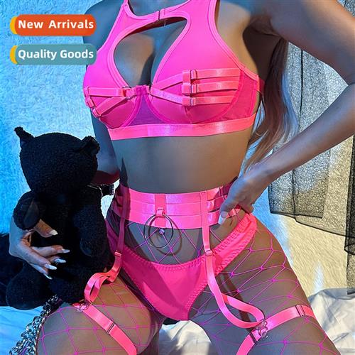 New INS bra sexy lingerie colorful straps hollow splicing fi