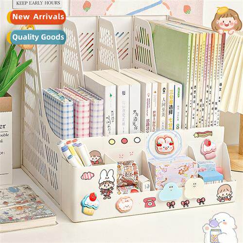 Quad desktop book st a4 file organizer folder book st file h