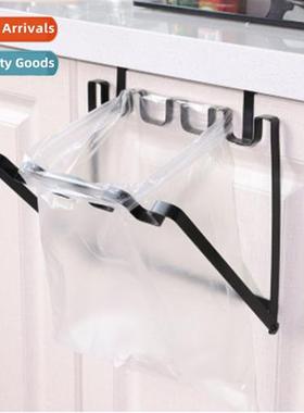 Japanese ir door back garbage bag holder storage rack foldab